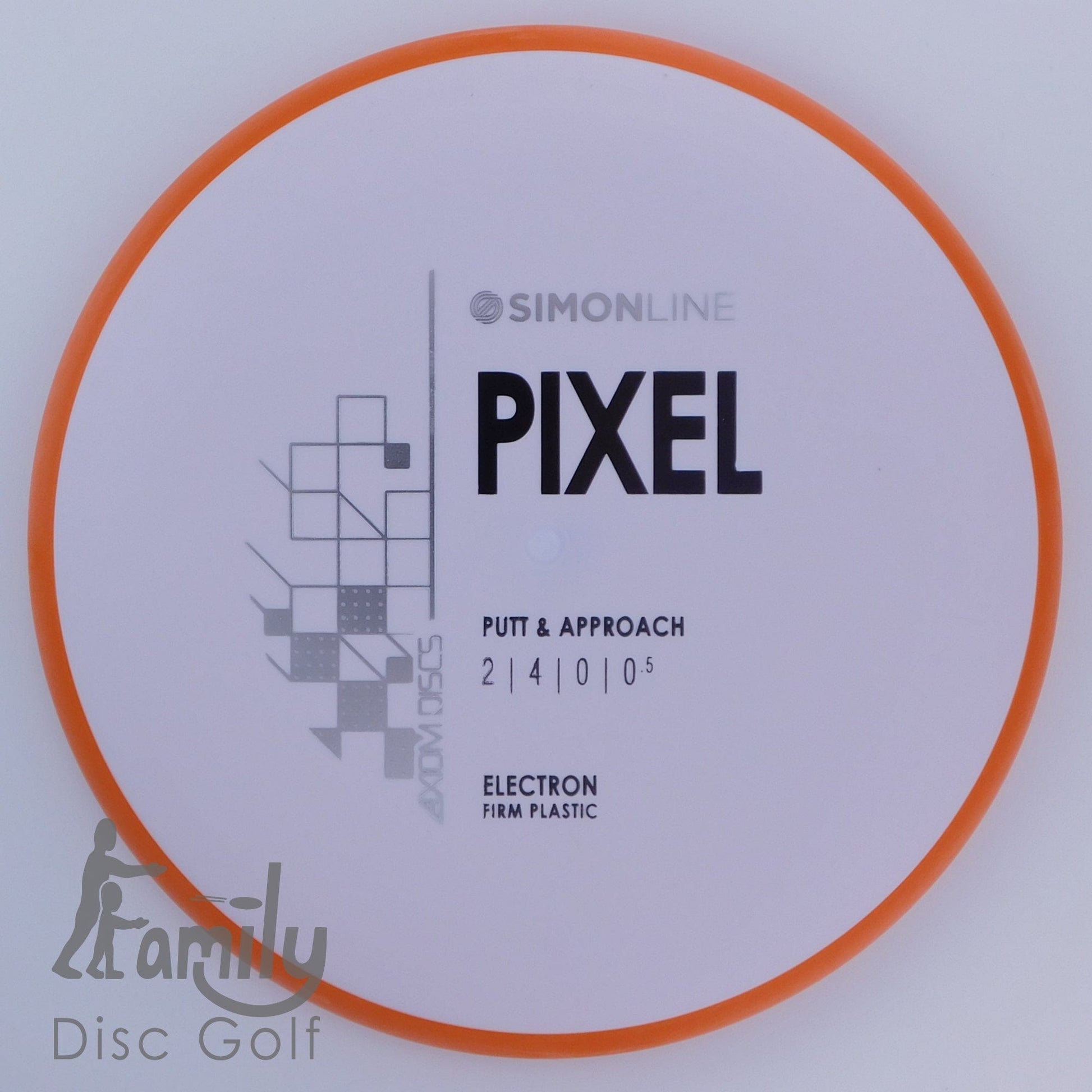 Axiom Pixel - Simon Line - Electron (Firm) 2│4│0│0.5 176.4g - White+Orange - Axiom Pixel - Electron Firm - 101888