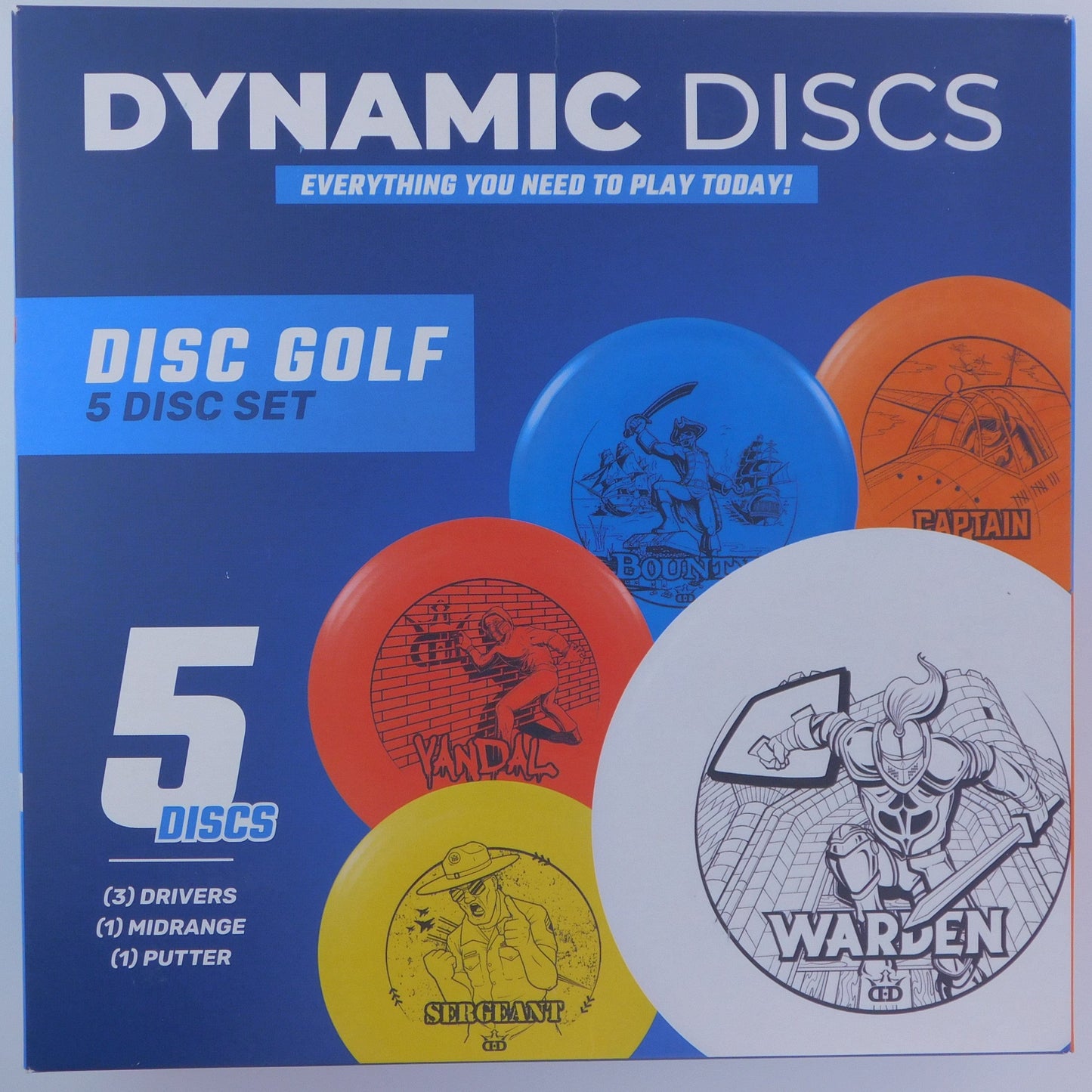 Dynamic Discs 5 Disc Starter Set