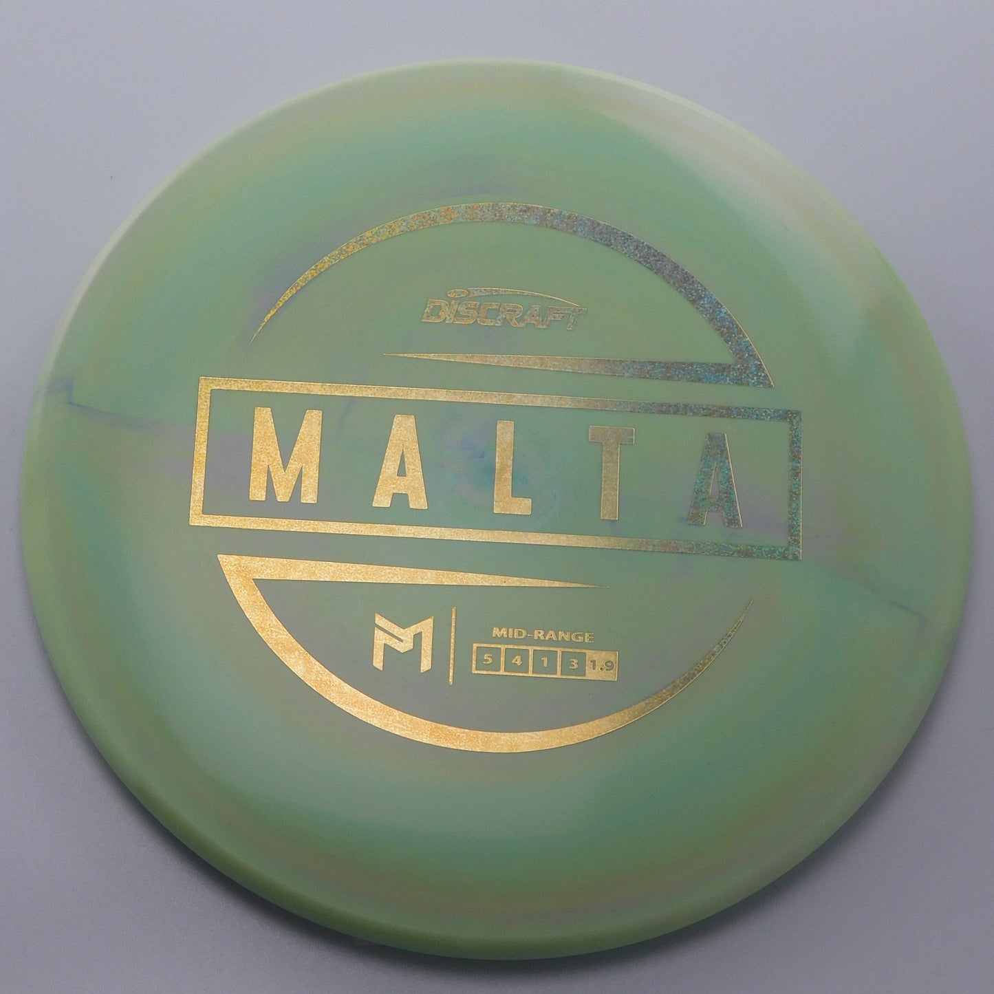Discraft Malta - Paul McBeth - ESP Swirl 5│4│1│3 176.1g - Green+Blurple - Discraft Malta - ESP Swirl - 100364