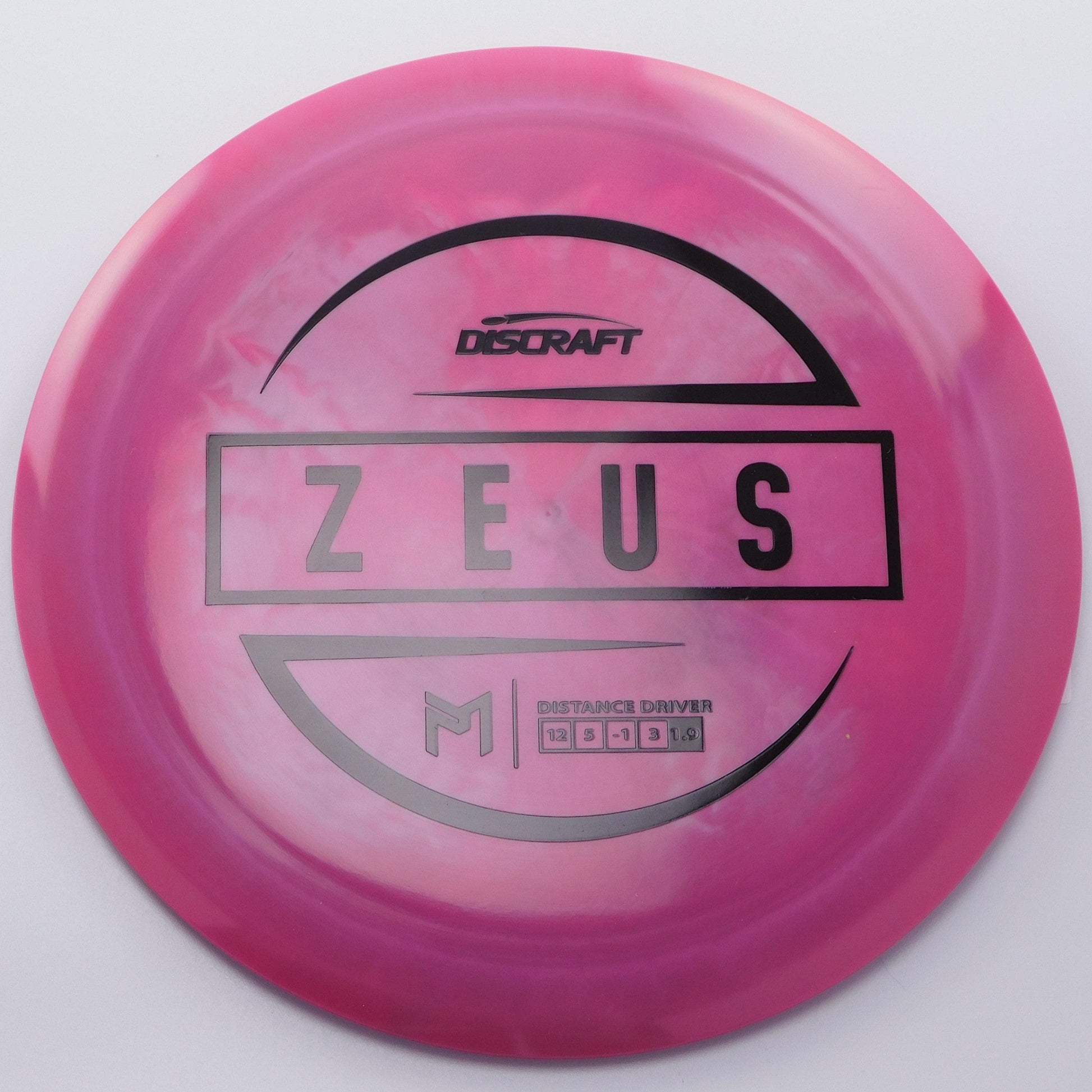 Discraft Zeus - Paul McBeth - ESP Swirl 12│5│-1│3 175.7g - Purple+Grey - Discraft Zeus - ESP Swirl - 100372