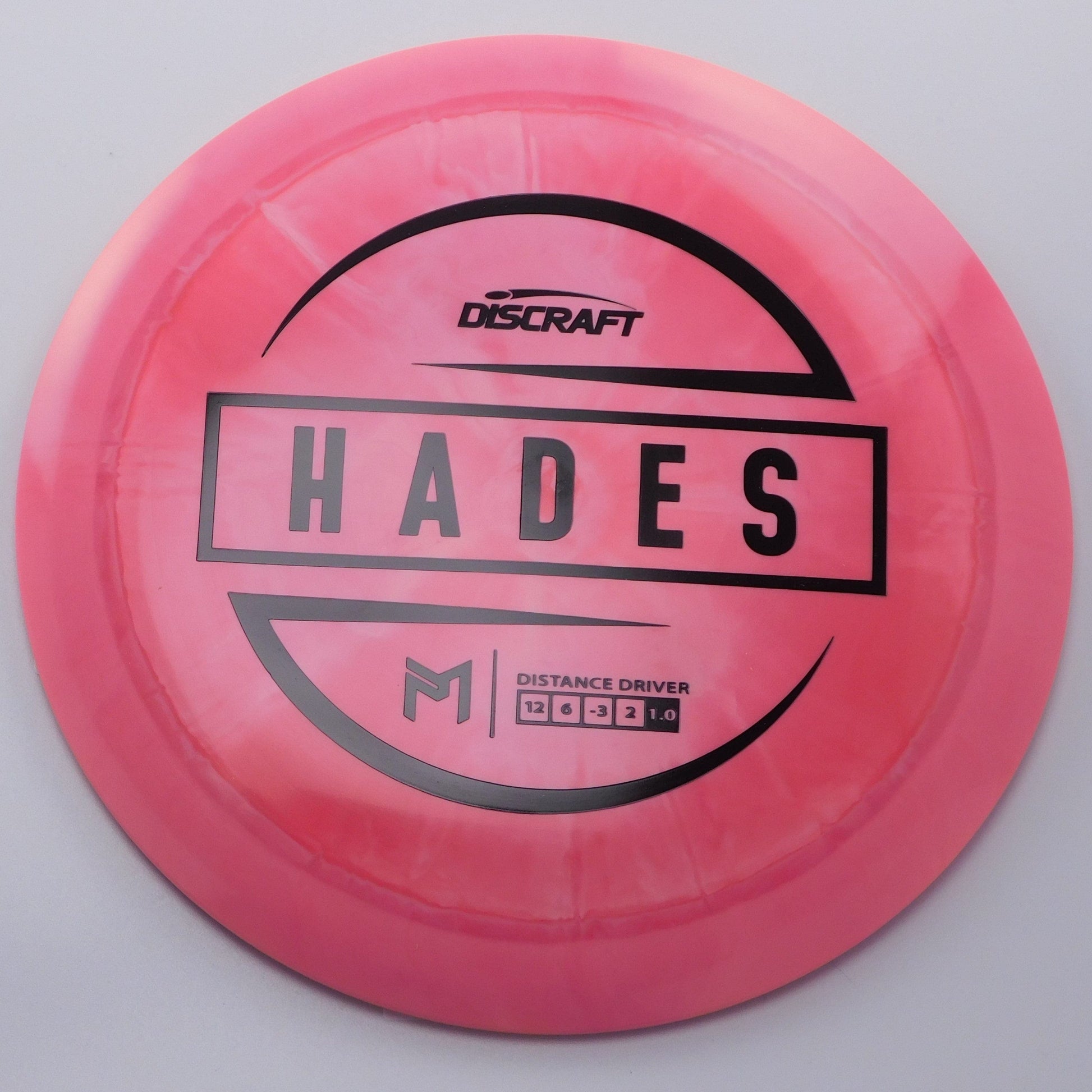 Discraft Hades - Paul McBeth - ESP Swirl 12│6│-3│2 175.8g - Pink+Pink - Discraft Hades - ESP Swirl - 100374