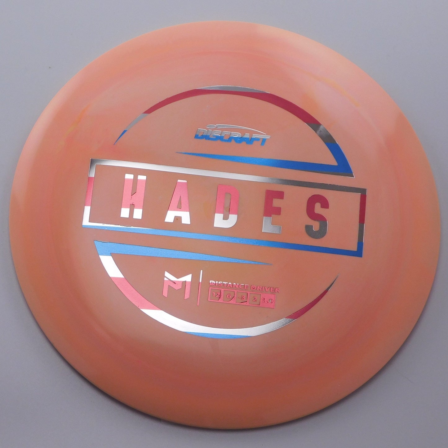 Discraft Hades - Paul McBeth - ESP Swirl 12│6│-3│2 175.3g - Peach+Pink - Discraft Hades - ESP Swirl - 100376