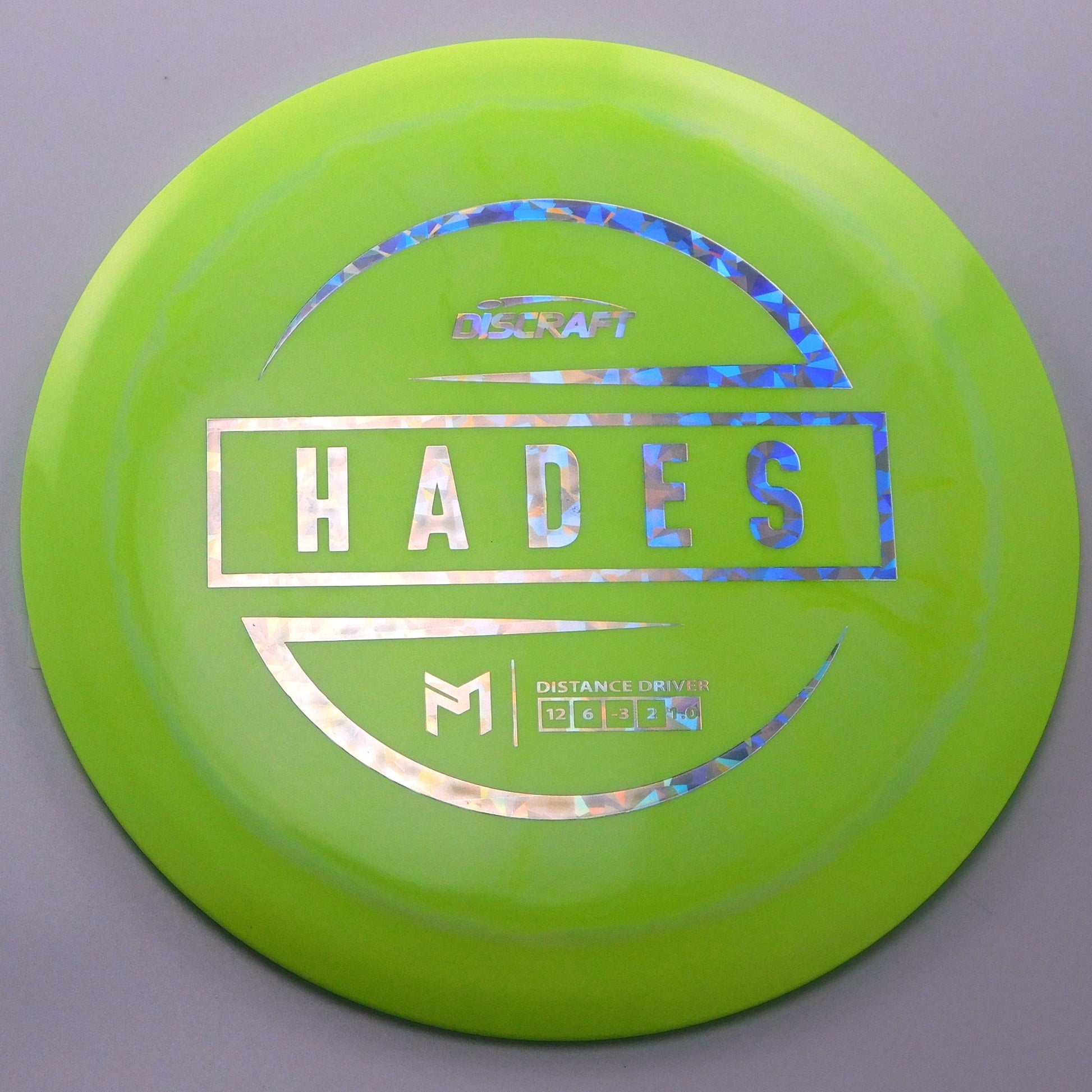 Discraft Hades - Paul McBeth - ESP Swirl 12│6│-3│2 173.8g - Yellow+Grey - Discraft Hades - ESP Swirl - 100377