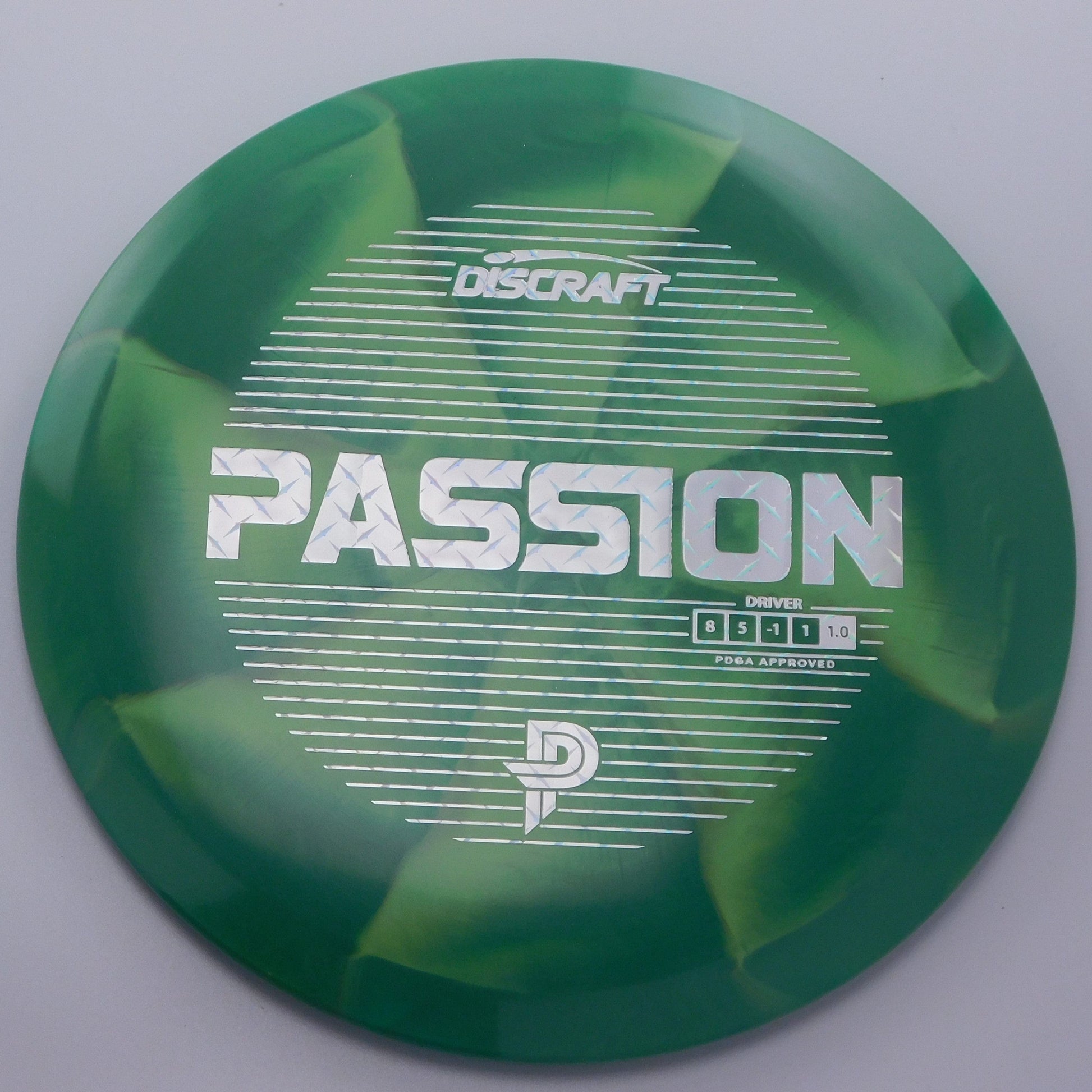 Discraft Passion - Paige Pierce - ESP Swirl 8│5│-1│1 164.1g - Green+Green - Discraft Passion - ESP Swirl - 100389