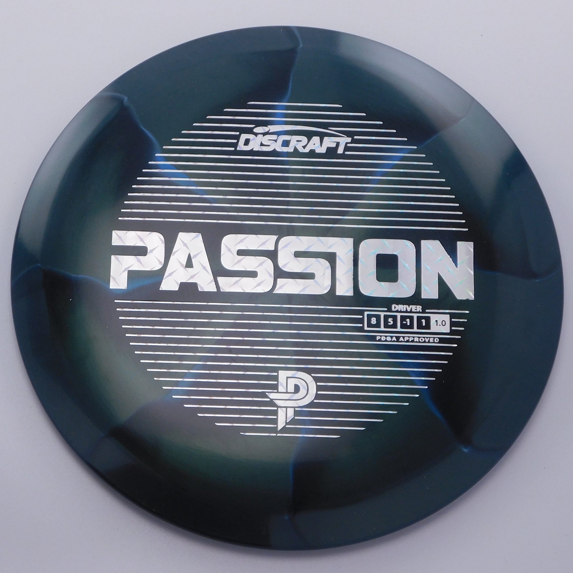 Discraft Passion - Paige Pierce - ESP Swirl 8│5│-1│1 163.3g - Black+Blue - Discraft Passion - ESP Swirl - 100390