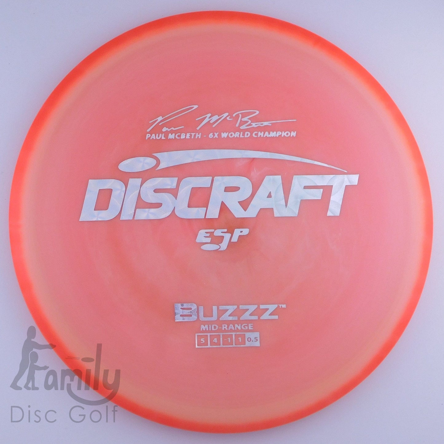 Discraft Buzzz - Paul McBeth - ESP 5│4│-1│1 179.2g - Peach+Orange - Discraft Buzzz - ESP - 100675