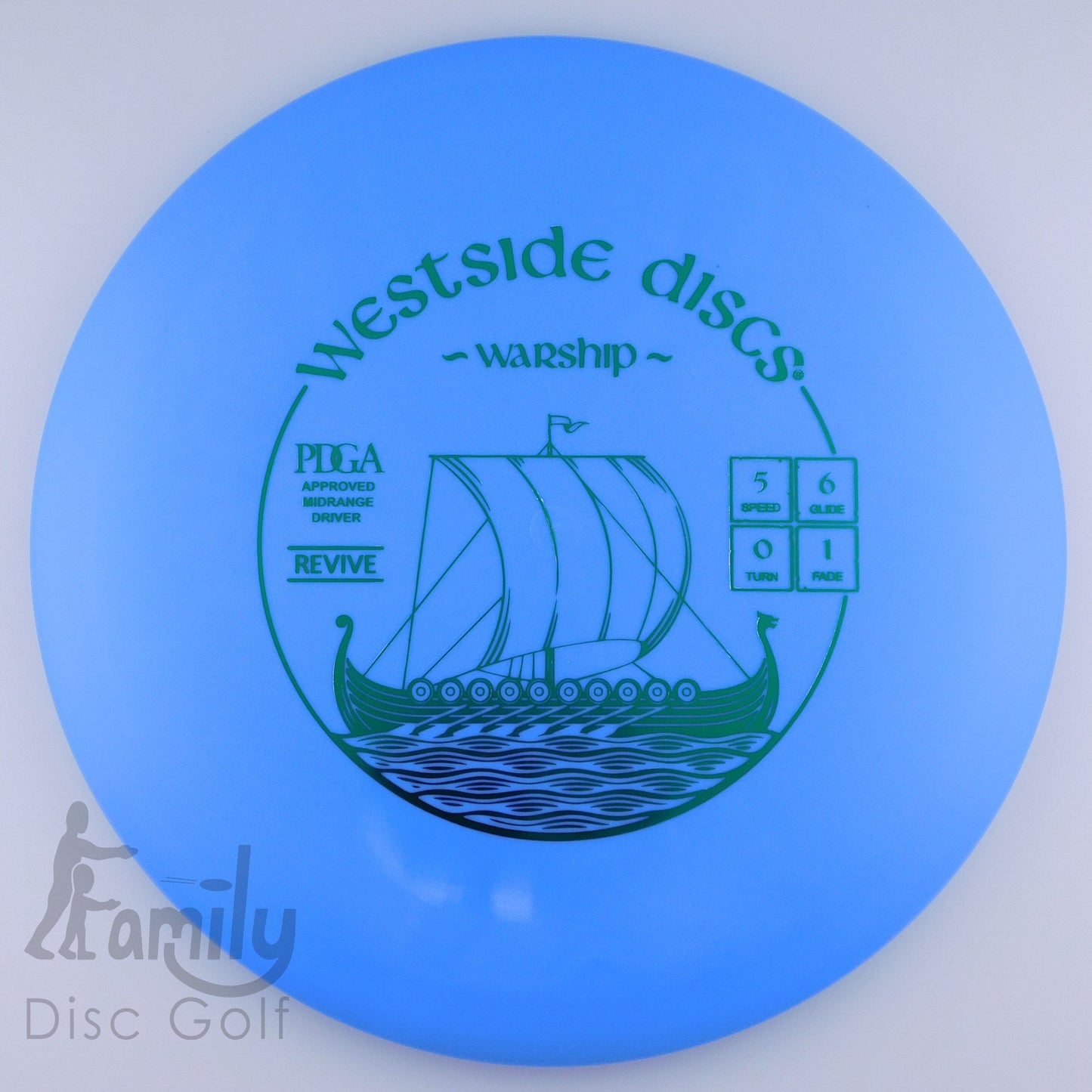 Westside Discs Warship - Revive 5│6│0│1 178g - Blue - Westside Discs Warship - Revive - 100681