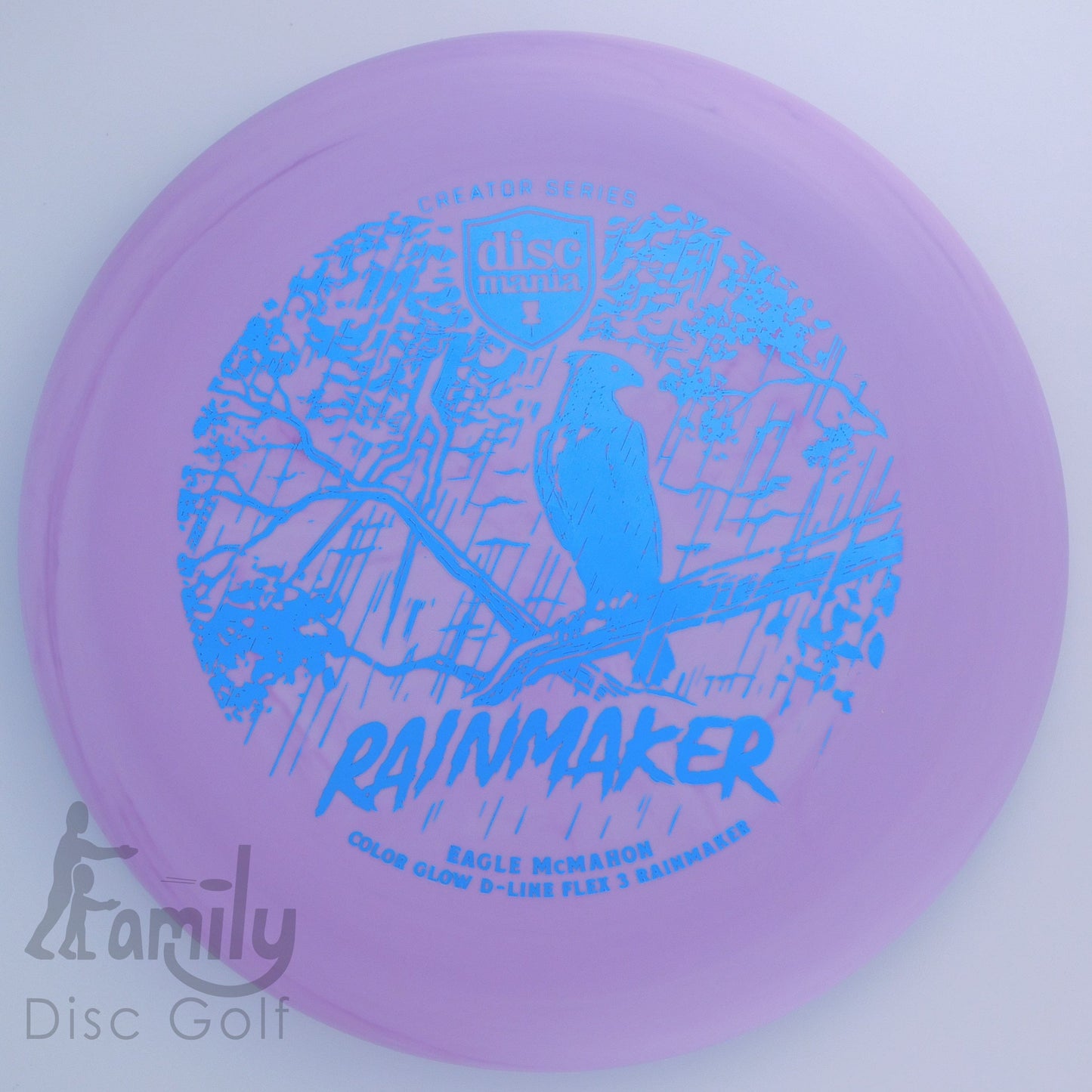 Discmania Rainmaker - Eagle McMahon - Glow D-Line 2│3│0│0.5 174.7g - Purple - Discmania Rainmaker - Glow D-Line - 100719