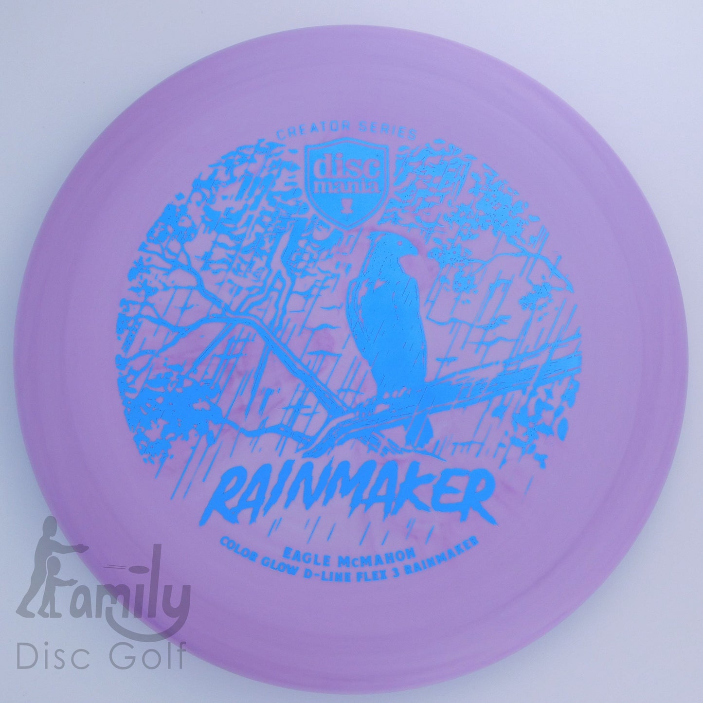 Discmania Rainmaker - Eagle McMahon - Glow D-Line 2│3│0│0.5 174.5g - Purple - Discmania Rainmaker - Glow D-Line - 100720