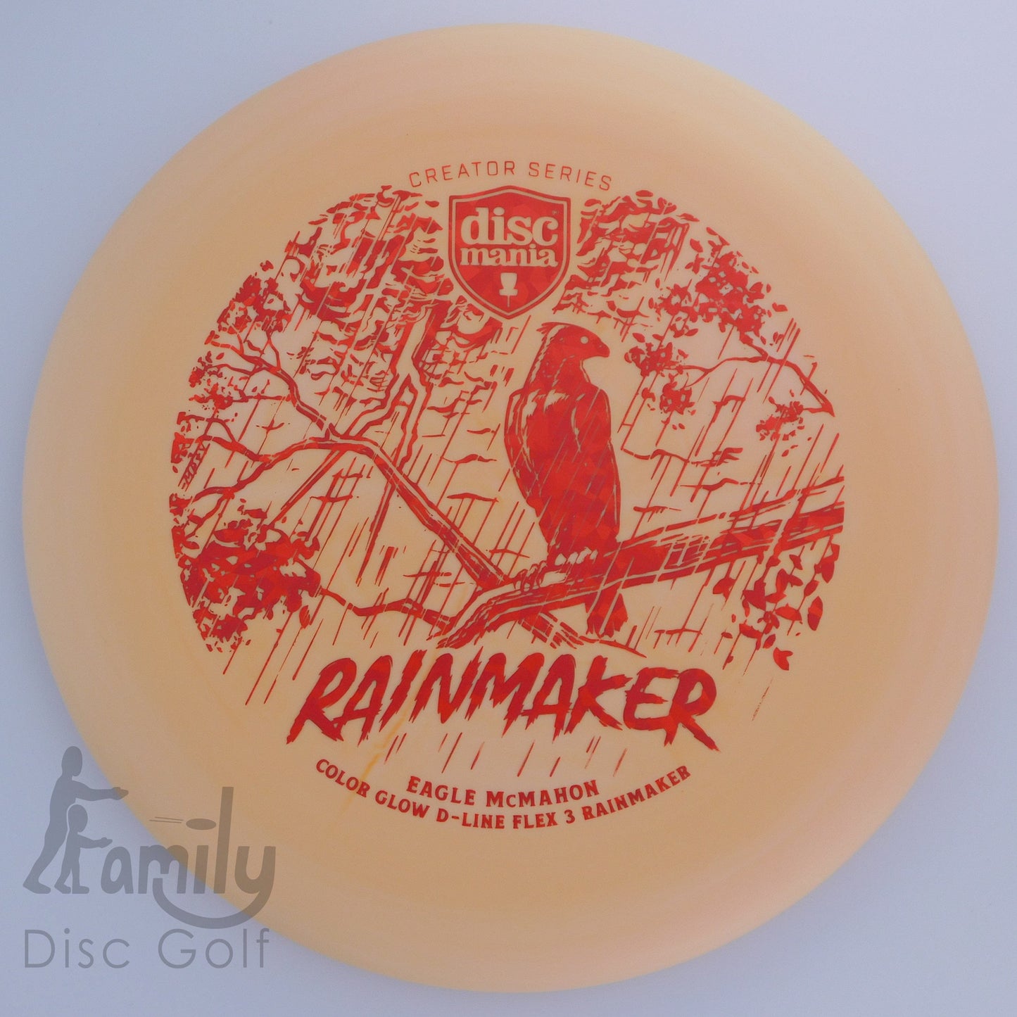 Discmania Rainmaker - Eagle McMahon - Glow D-Line 2│3│0│0.5 172.9g - Orange - Discmania Rainmaker - Glow D-Line - 100723