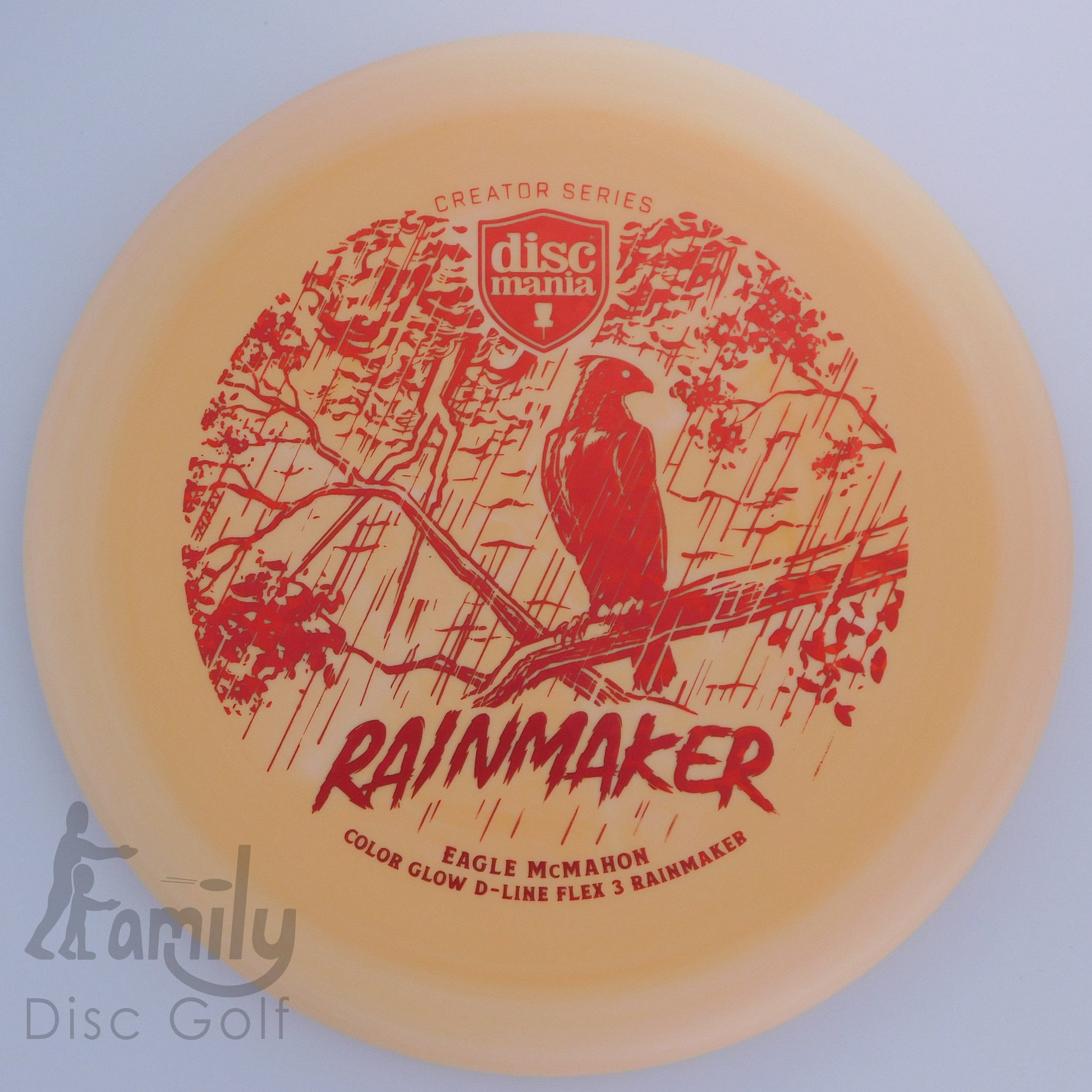 Discmania Rainmaker - Eagle McMahon - Glow D-Line 2│3│0│0.5 172.8g - Orange - Discmania Rainmaker - Glow D-Line - 100724