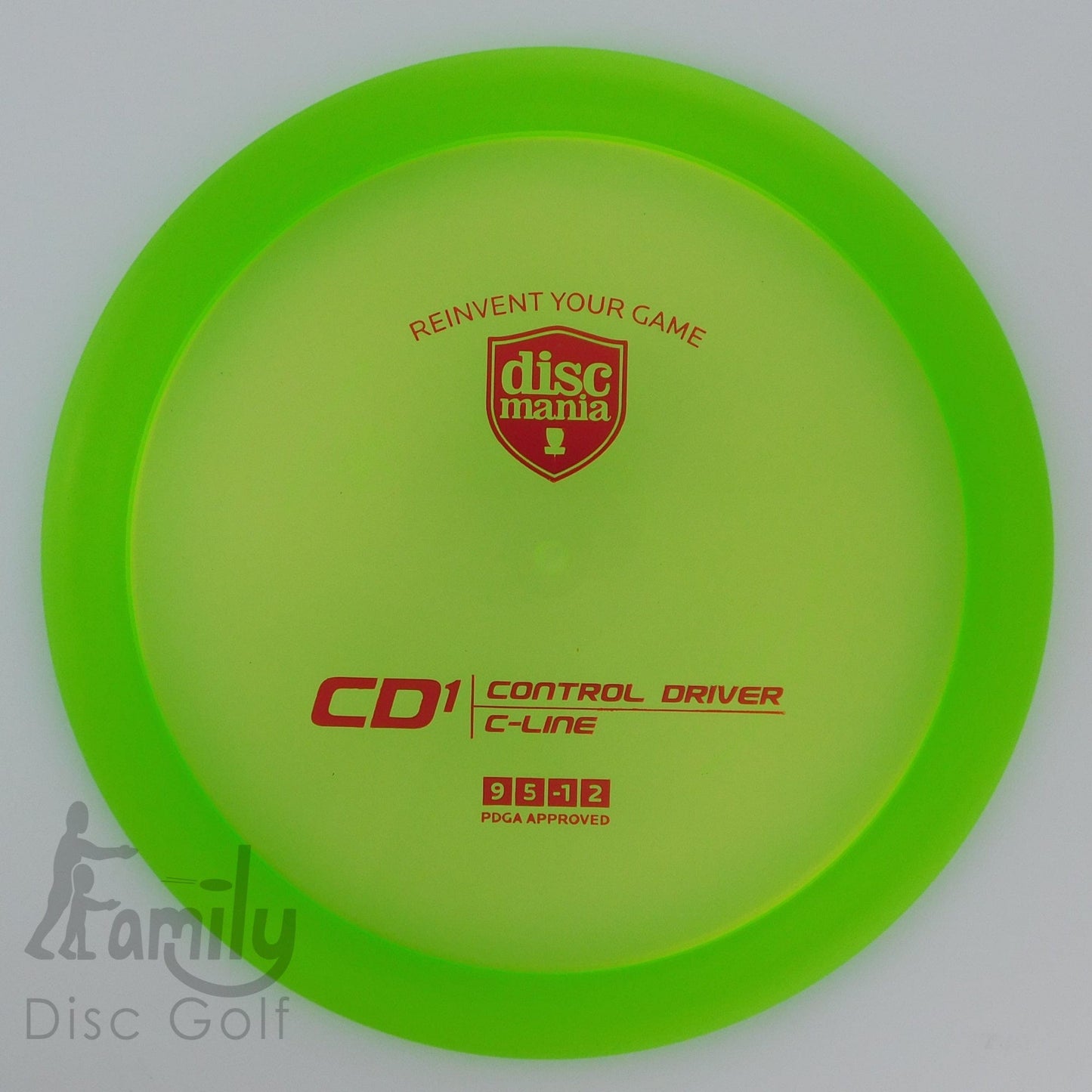 Discmania CD1 - C-line 9│5│-1│2 174.9g - Green - Discmania CD1 - C-Line - 100858
