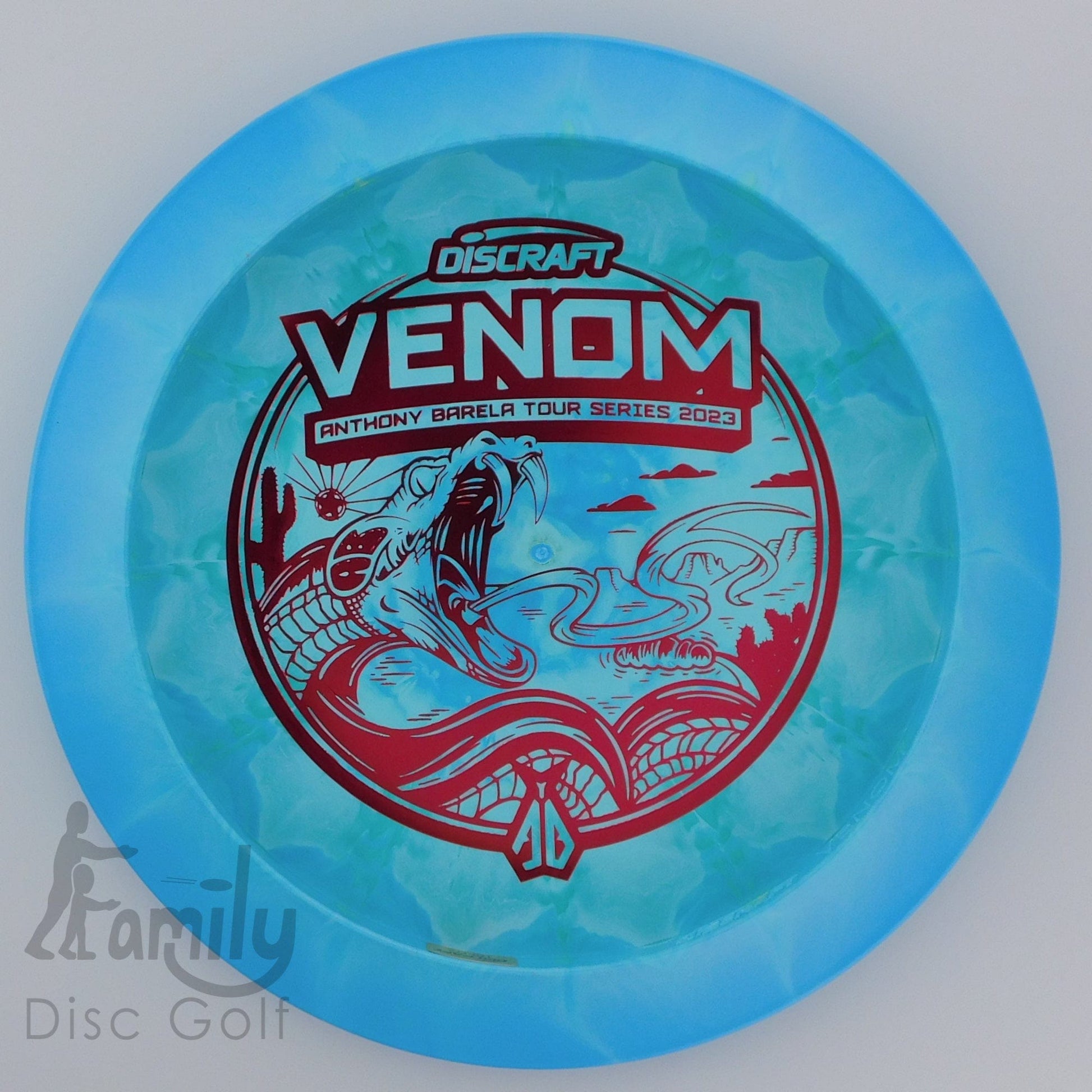 Discraft Venom - Anthony Barela 2023 - ESP Swirl 13│5│0│3 173.3g - Blue+Blue - Discraft Venom - ESP - 100941