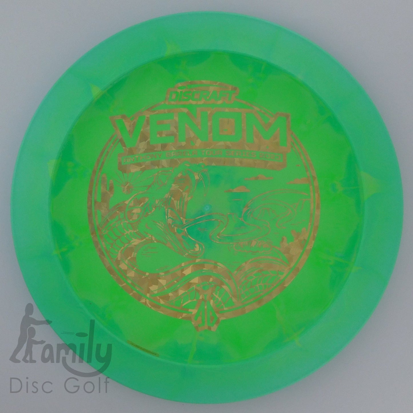 Discraft Venom - Anthony Barela 2023 - ESP Swirl 13│5│0│3 174.6g - Green+Green - Discraft Venom - ESP - 100942