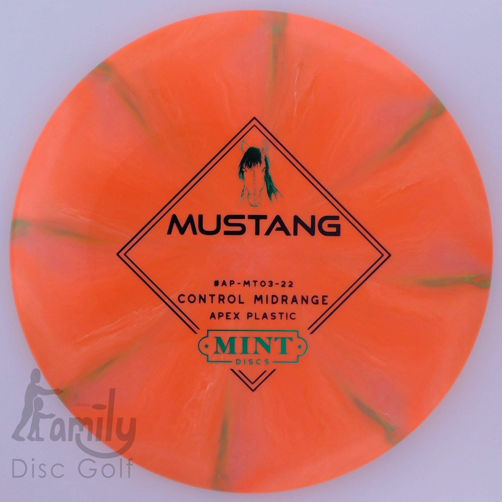 Mint Discs Mustang - Apex 5│5│0│2 179.3g - Peach+Green - Mint Discs Mustang - Apex - 101360